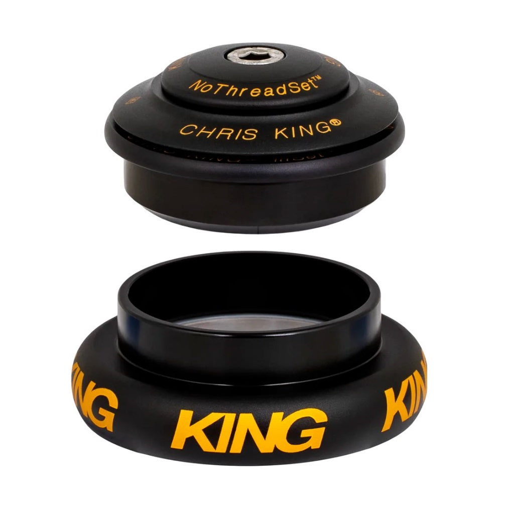 Diadema Semi-Integrada / Externa CHRIS KING INSET 8 1"1/8-1"1/4 ZS44/EC44 Negro/Oro