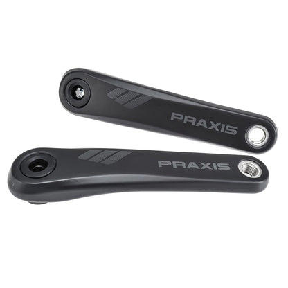 Bielas de Carbono para MTB Eléctrica PRAXIS Motor Yamaha/Bosch Negro