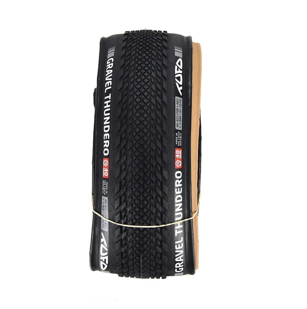 Neumático TUFO GRAVEL THUNDERO 700x40c Tubeless Ready Negro