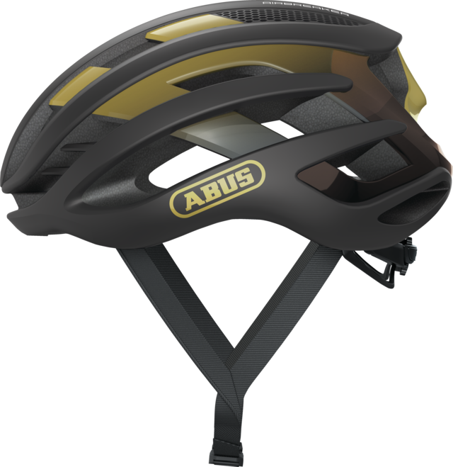 Casco de carretera ABUS AIRBREAKER Negro/Oro