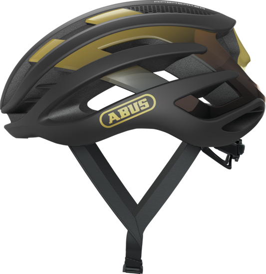 Casco de carretera ABUS AIRBREAKER Negro/Oro