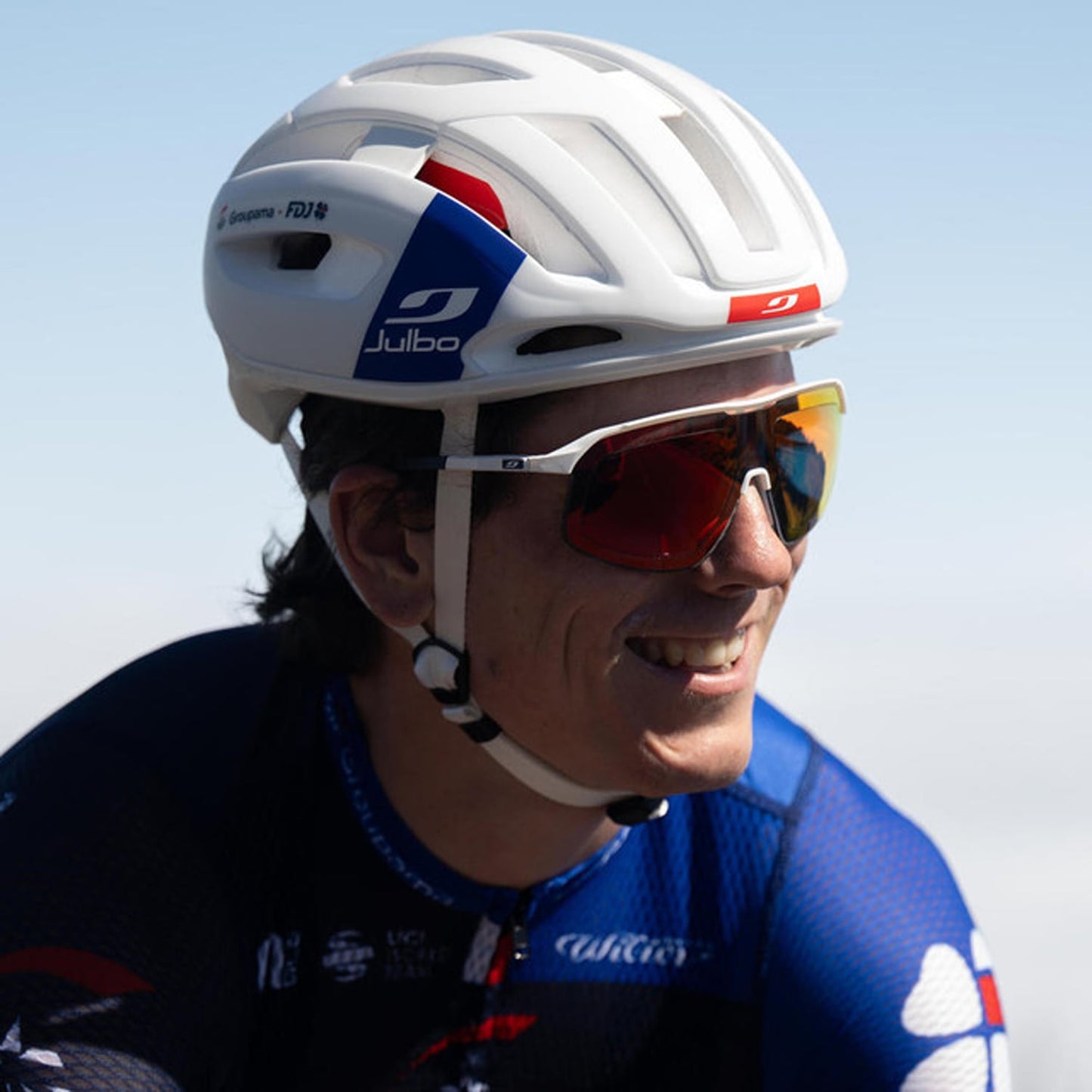 Casco de carretera JULBO FINISHER EVO FDJ Blanco