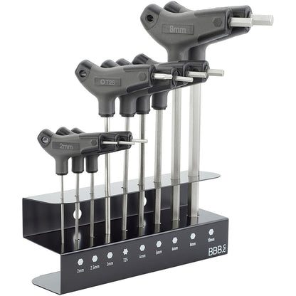 Juego de 8 llaves Allen en T y 1 llave Torx BBB BTL-45S