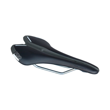 Sillín PRO FALCON 142mm Raíles Cromoly Negro