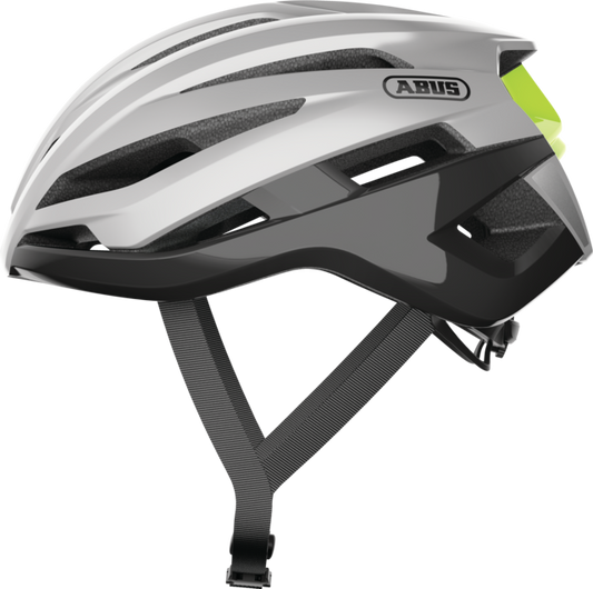 Casco de carretera ABUS STORMCHASER ACE Plata