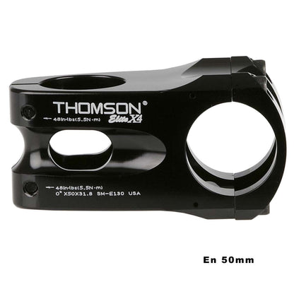 Potencia THOMSON ELITE X4 0° Ø pivote 28,6 mm