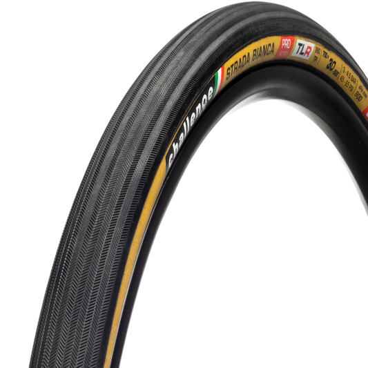 Neumático CHALLENGE OPEN STRADA BIANCA 700x30c Tubeless Ready Beige