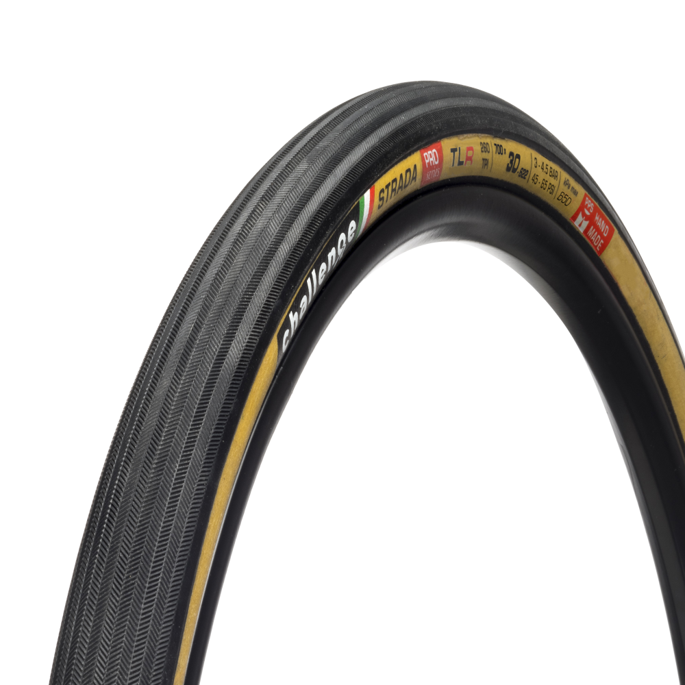 Neumático CHALLENGE OPEN STRADA 700x30c Tubeless Ready Beige