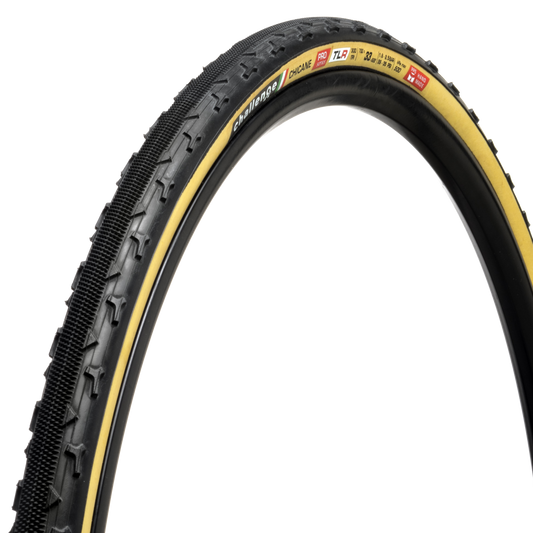 Neumático CHALLENGE OPEN CHICANE 700x33c Tubeless Ready Beige