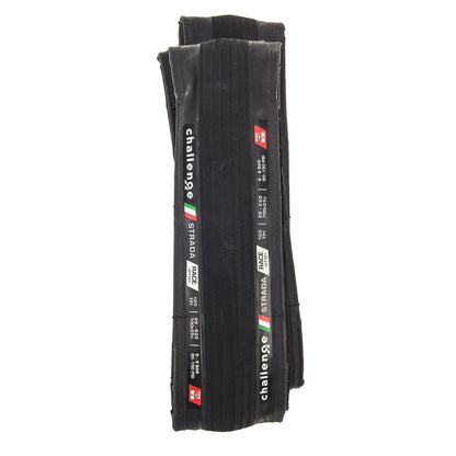 Neumático CHALLENGE STRADA RACE 700x25c TubeType Flexible Negro