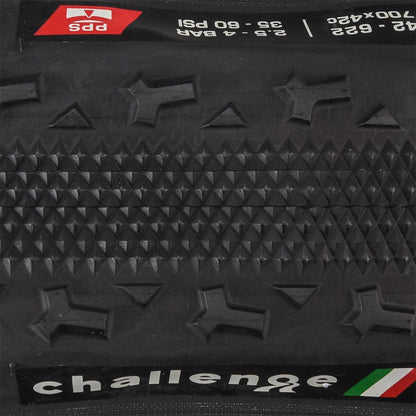 Neumático CHALLENGE GRAVEL GRINDER RACE 700x42c Flexible Negro