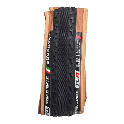 Neumático CHALLENGE GRAVEL GRINDER 700x33c Tubeless Ready Beige