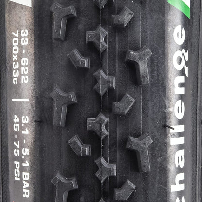 Neumático CHALLENGE LIMUS 700x33c Tubeless Ready Negro