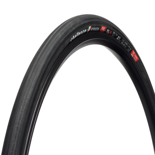 Neumático CHALLENGE STRADA 700x27c Tubeless Ready Negro