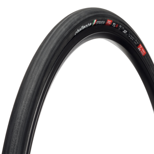 Neumático CHALLENGE STRADA 700x30c Tubeless Ready Negro