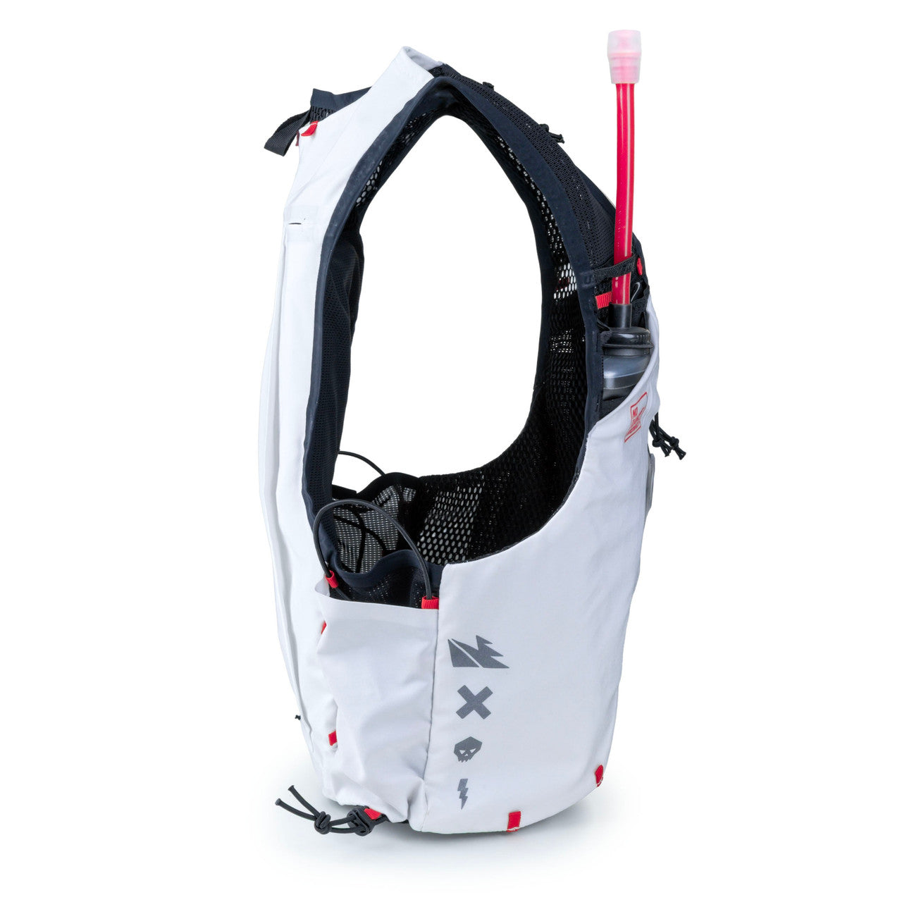 Chaqueta de hidratación USWE TRAIL RUNNING 8L Blanca