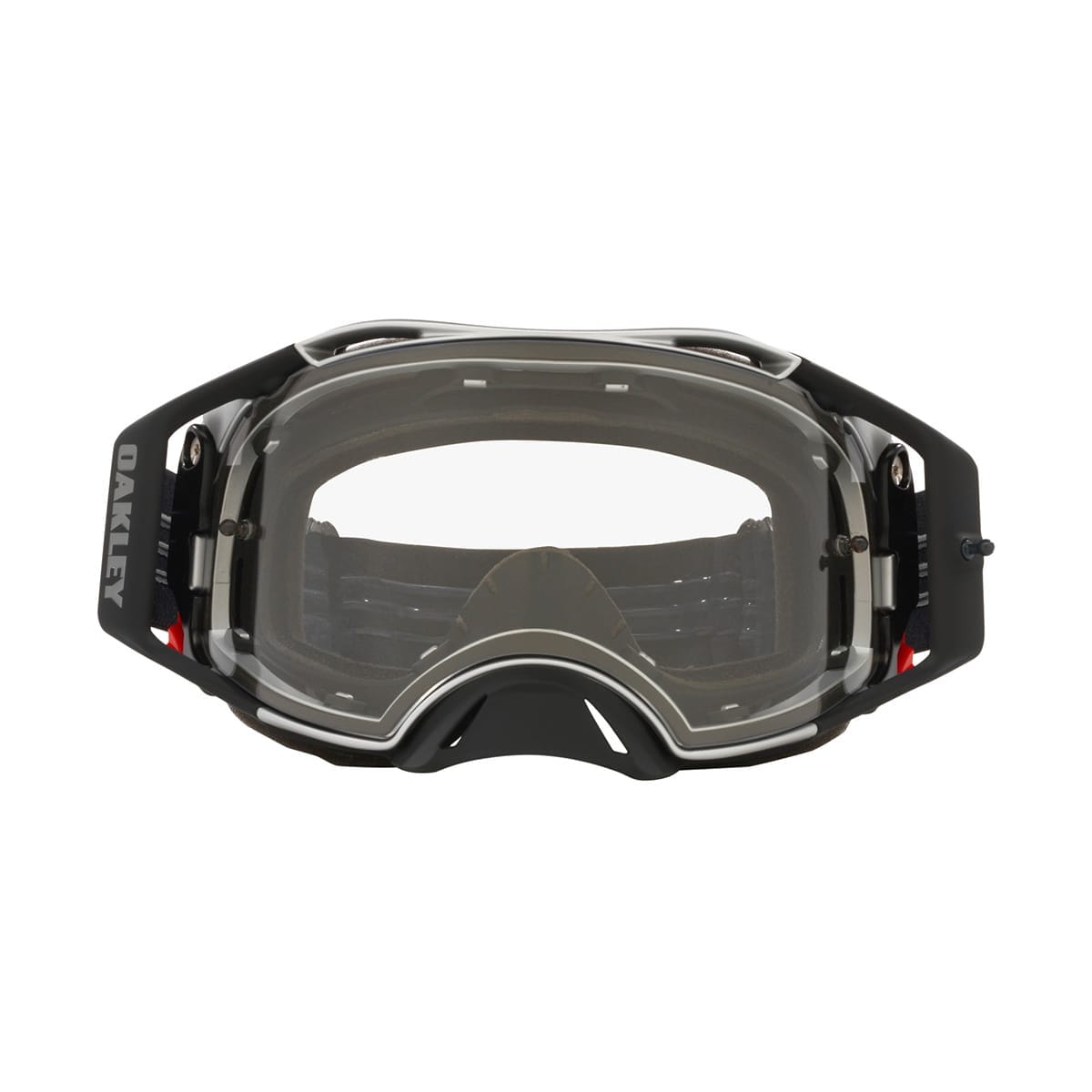 Máscara OAKLEY AIRBRAKE MX Tuff Blocks Negro Gunmetal Transparente