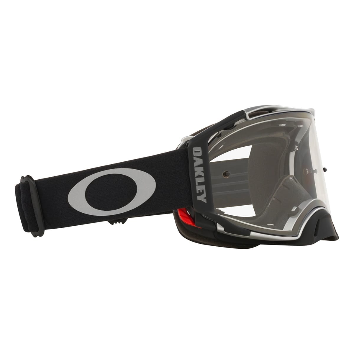 Máscara OAKLEY AIRBRAKE MX Tuff Blocks Negro Gunmetal Transparente