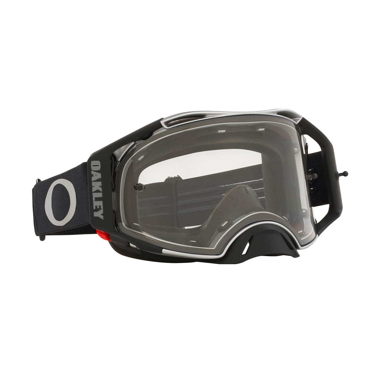 Máscara OAKLEY AIRBRAKE MX Tuff Blocks Negro Gunmetal Transparente