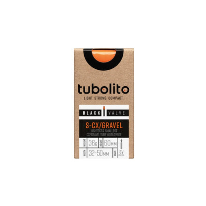 Cámara de aire TUBOLITO S-CX/GRAVEL 700x30/47 Presta 60mm Negro