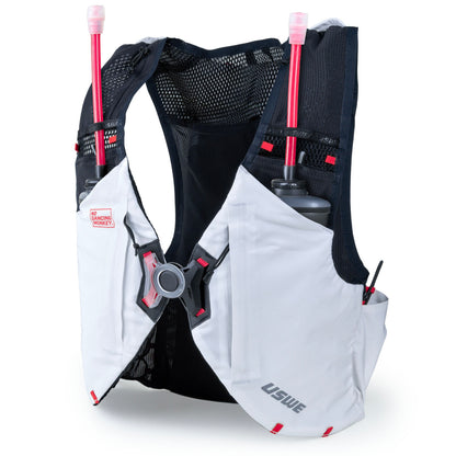 Chaleco de Hidratación USWE VST Trail Running 8 L Blanco