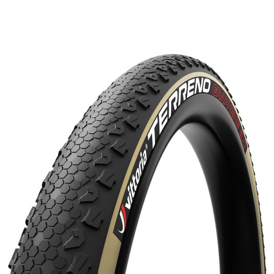 Neumático VITTORIA TERRENO DRY GRAVEL LITE G2.0 700x38c Tubeless Ready Beige