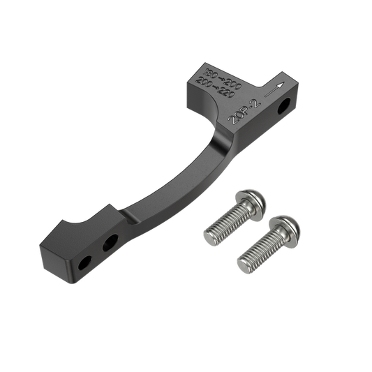 SRAM PostMount 20P-2 Adaptador de estribo para discos de 200/220mm + tornillería de acero inoxidable