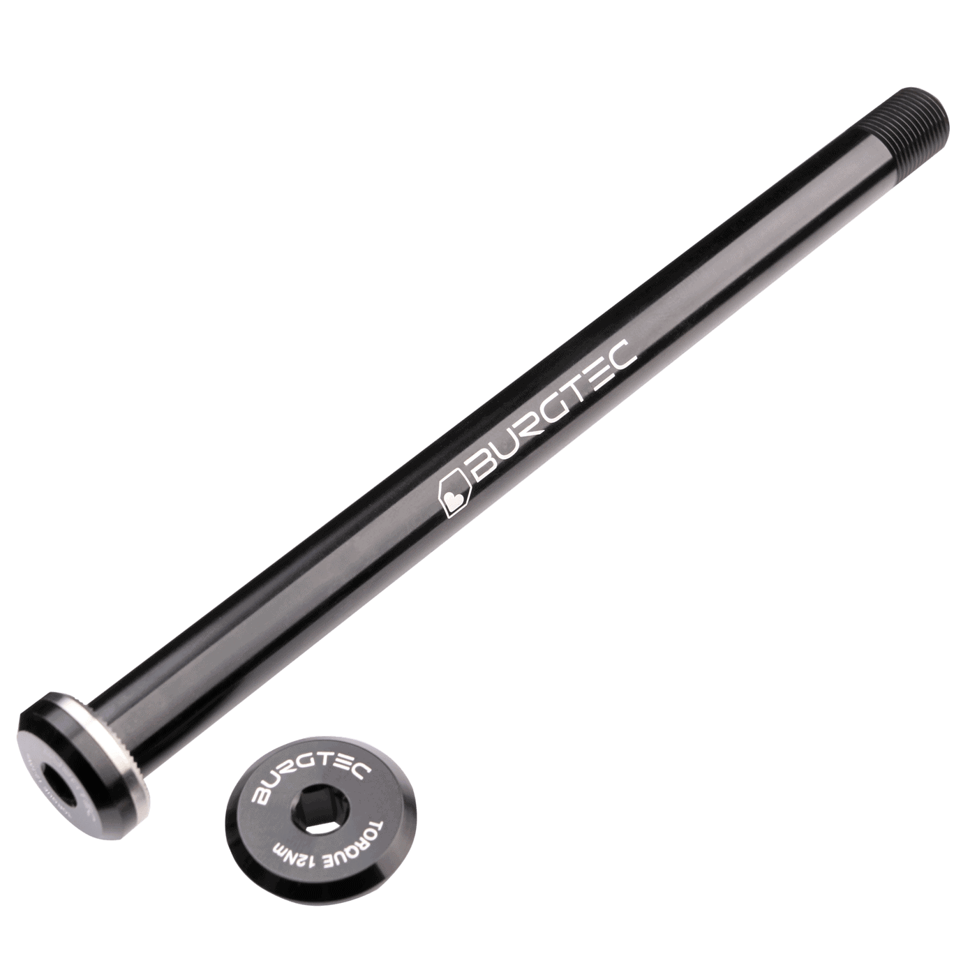 BURGTEC Eje de rueda trasera 168.5mm para cuadros Santa Cruz Negro