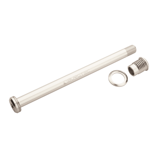 BURGTEC Eje de rueda trasera 173.7mm para cuadros Santa Cruz Plata