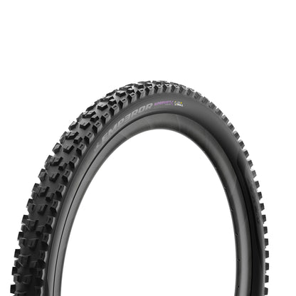 Cubierta PIRELLI SCORPION EMPEROR 27.5x2.40 Supersoft DH+Wall Tubeless Ready de aro flexible negro/amarillo Team Edition