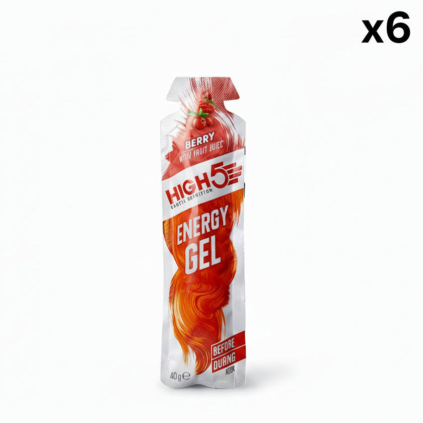 Lote de 6 GEL ENERGÉTICO HIGH5 (40 g) Berry