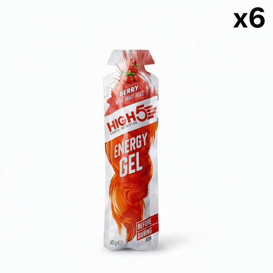 Lote de 6 GEL ENERGÉTICO HIGH5 (40 g) Berry