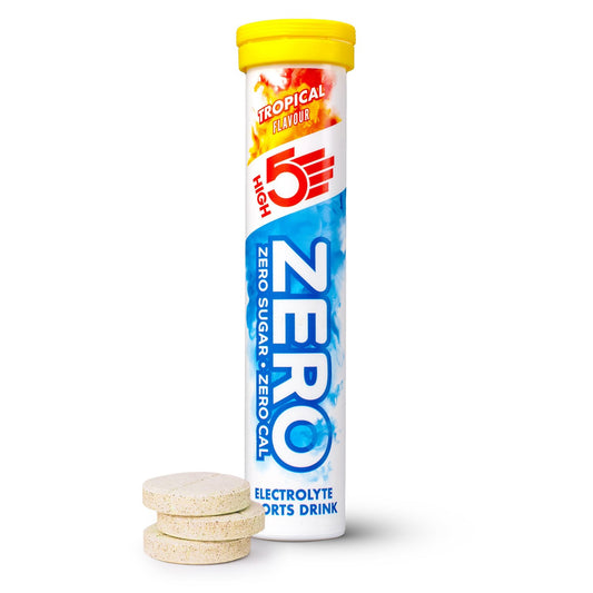 Boisson Anticrampe High5 ZERO Tubo de 20 pastillas Tropical