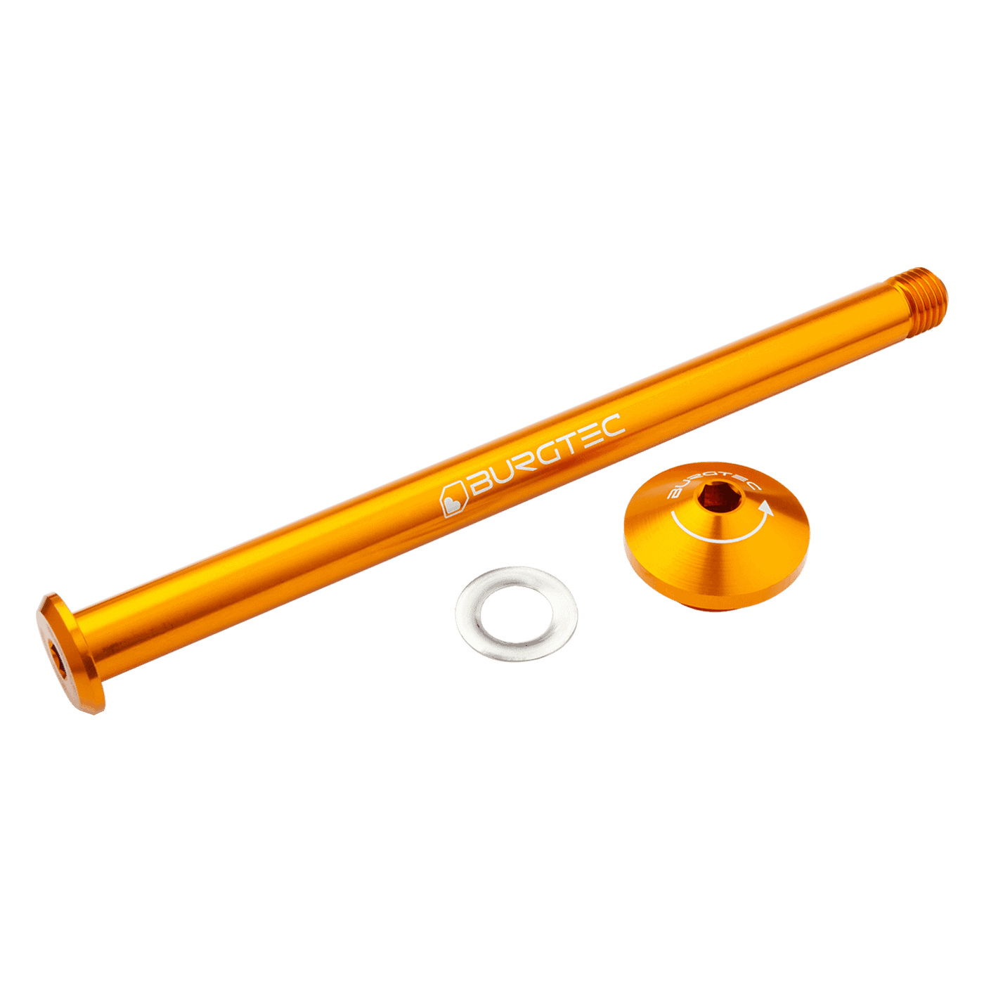 BURGTEC Eje de rueda trasera de 171mm para cuadro Yeti Orange