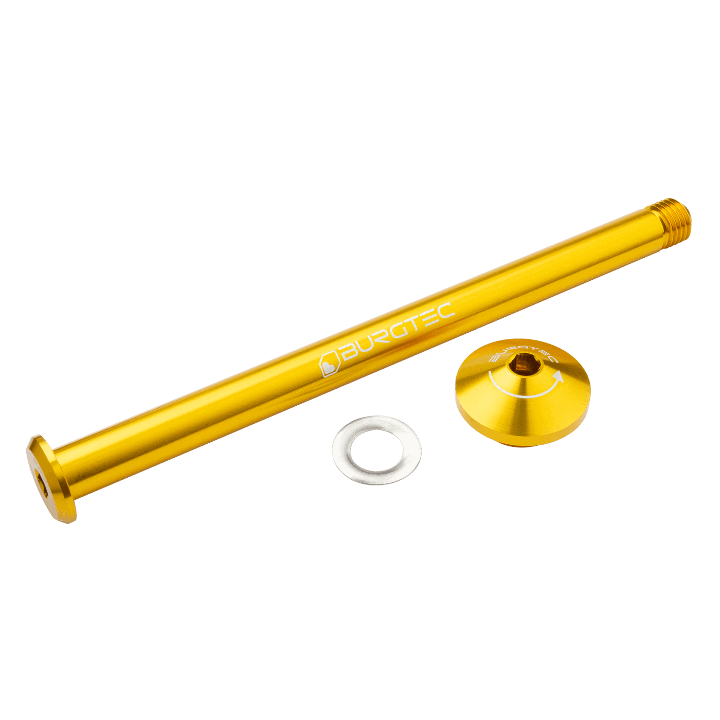 BURGTEC Eje de rueda trasera de 171mm para cuadro Yeti Gold