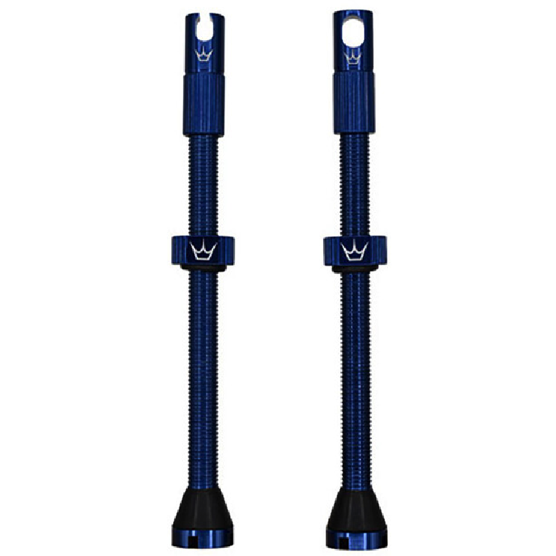 PEATY'S x Chris King MK2 Presta 80 mm Válvulas Tubeless (x2) Azul Marino