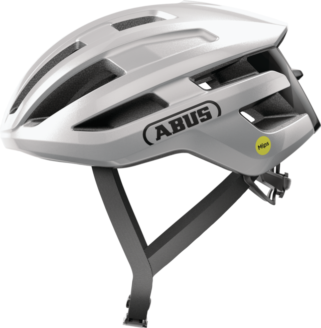 Casco de carretera ABUS POWERDOME MIPS Plata
