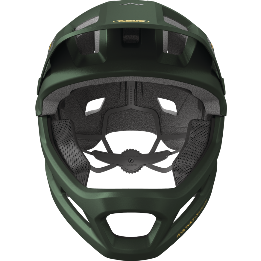 Casco de BTT ABUS YOUDROP FF Junior Moss Verde