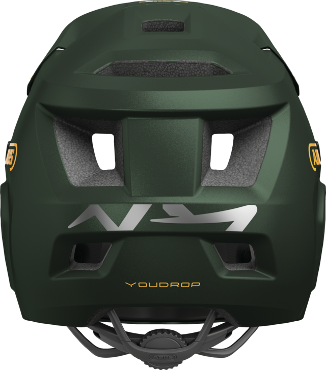 Casco de BTT ABUS YOUDROP FF Junior Moss Verde