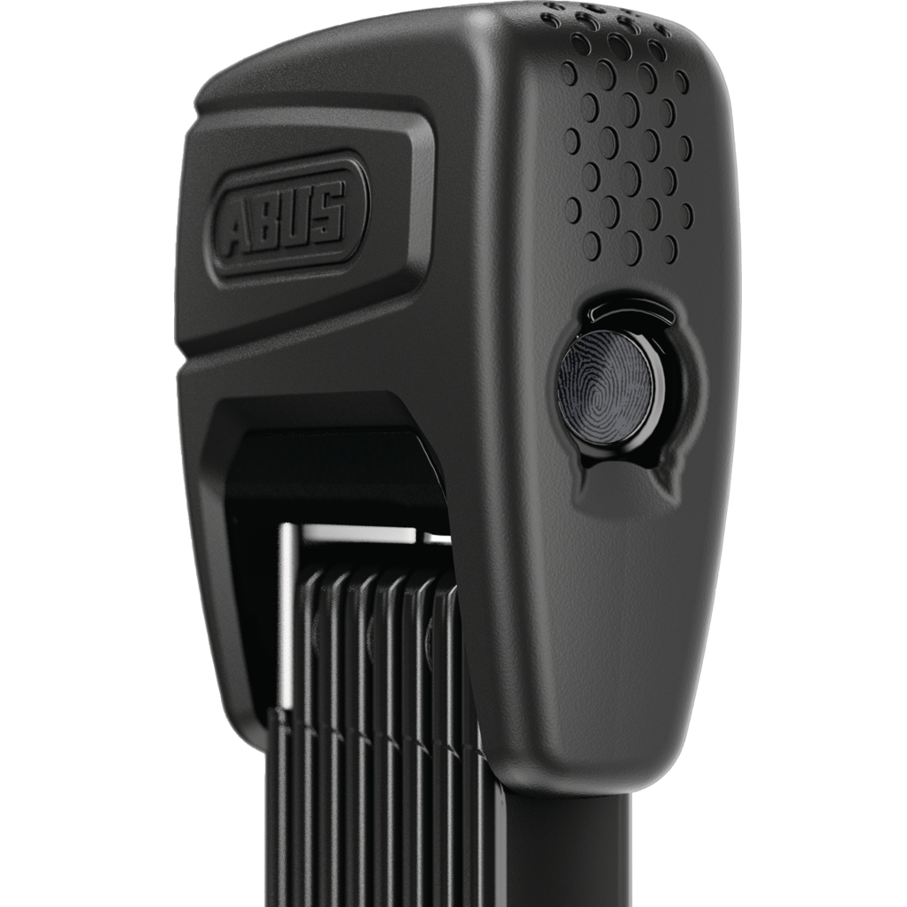ABUS 6000AFP Cerradura Antirrobo Articulada Plegable (Impresión Digital) + Soporte SH
