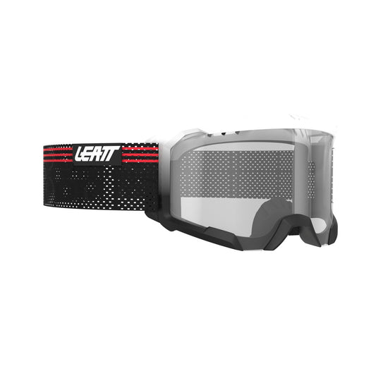 Máscara LEATT VELOCITY 4.0 MTB X-FLOW Blanca/Gris Lente Iriz Plata 50 VLT