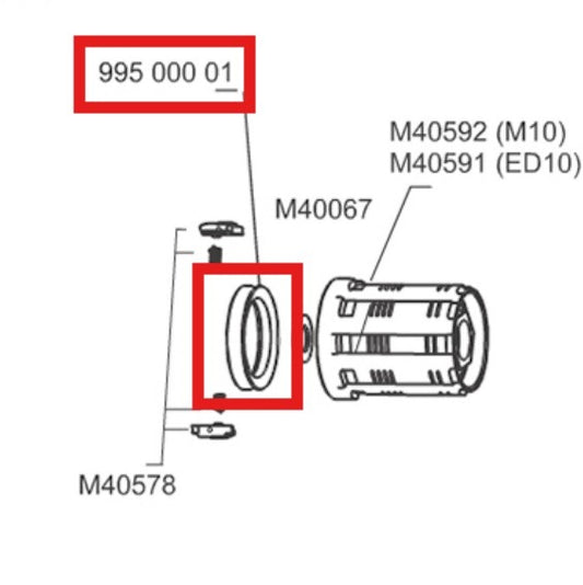 JUNTA DE CUERPO DE BUJE LIBRE MAVIC FTSL/FTSX