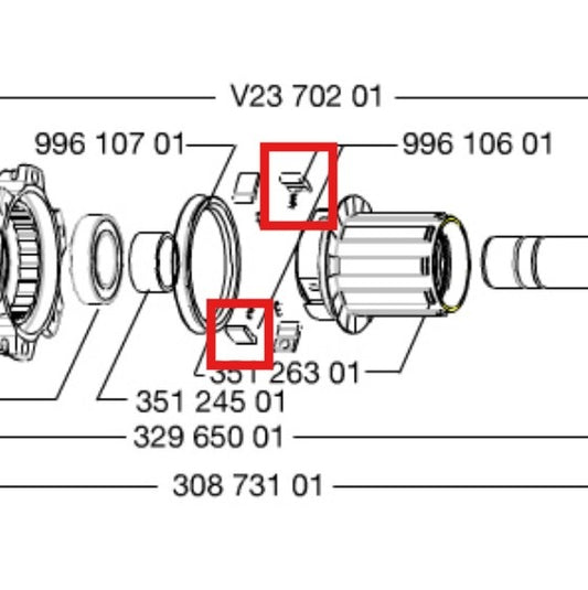 KIT DE TRINQUETES MAVIC PARA ITS-4 (O TS-2)