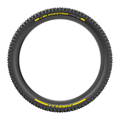 Cubierta PIRELLI SCORPION BLACK STING 29x2.40 Supersoft DH+Wall Tubeless Ready plegable negro/amarillo Team Edition