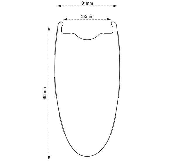 Rueda Delantera SCOPE Artech 8.T Tubeless Ready (Centerlock) Blanco