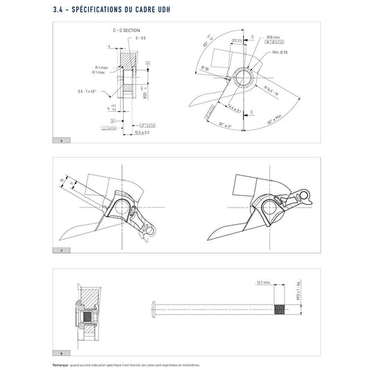 ESTRIBO UDH CAMPAGNOLO PARA MONTAJE DIRECTO 13