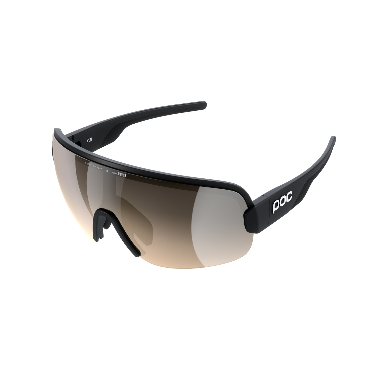 Gafas POC AIM Negro/Clarity Trail/Partly Sunny Plata