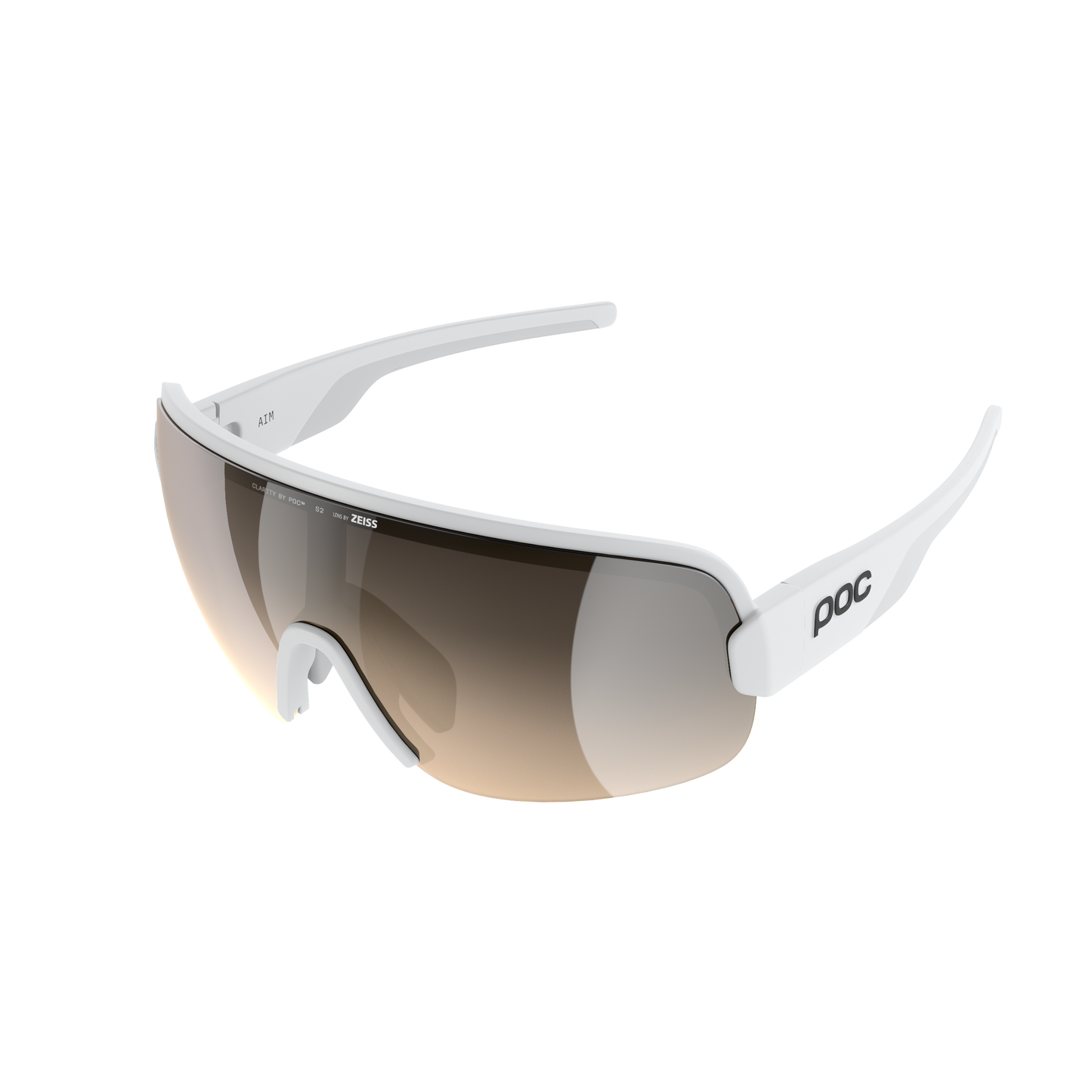 Gafas POC AIM Blanco/Clarity Trail/Partly Sunny Silver