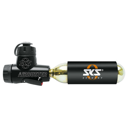 Inflador CO2 SKS GERMANY AIRBUSTER + Cartucho CO2 Roscado 16 g (x1)