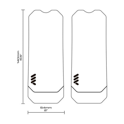 Protección Adhesiva para Plato/Bielas ALL MOUNTAIN STYLE Negro